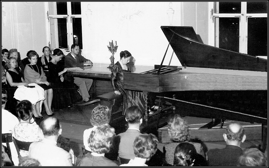 Isolde Ahlgrimm, pedal harpsichord recital